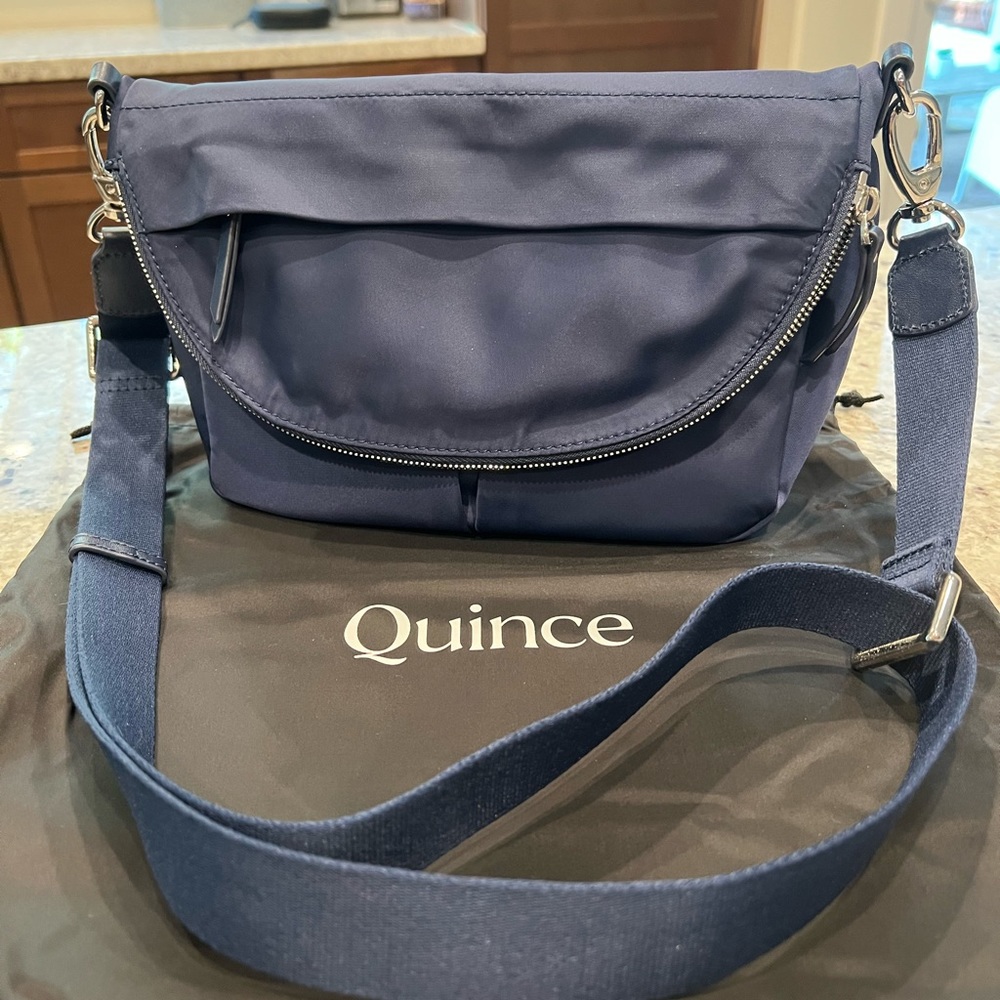 Quince Revive Nylon Foldover Crossbody
